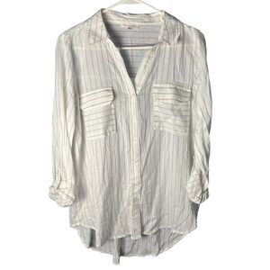 Blu Pepper Women’s Button Down Shirt Size M